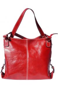 Δερματινη Τσαντα Ωμου Firenze Leather 6547 Κόκκινο