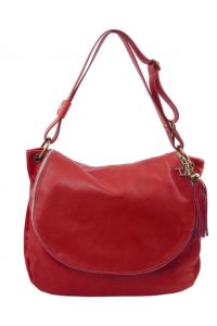 Γυναικεία Τσάντα Δερμάτινη TL141110 Κόκκινο Tuscany Leather