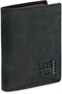Πορτοφόλι Ανδρικό Δερμάτινο Lois 202820-01 Μαύρο