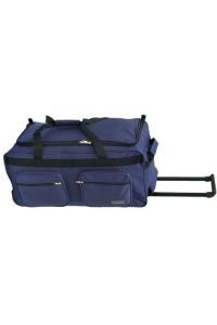 Τσάντα τρόλεϊ - σακ βουαγιάζ με ρόδες Colorlife 99818 65x30x30cm Μπλε