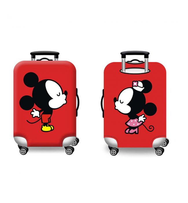 Κάλυμμα Βαλίτσας Small AMBER Mickey-Minnie AM134-01